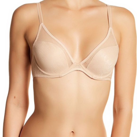 NWT Natori Impeccable Bra 7117156 Underwire 32DD Light Nude - Picture 1 of 8